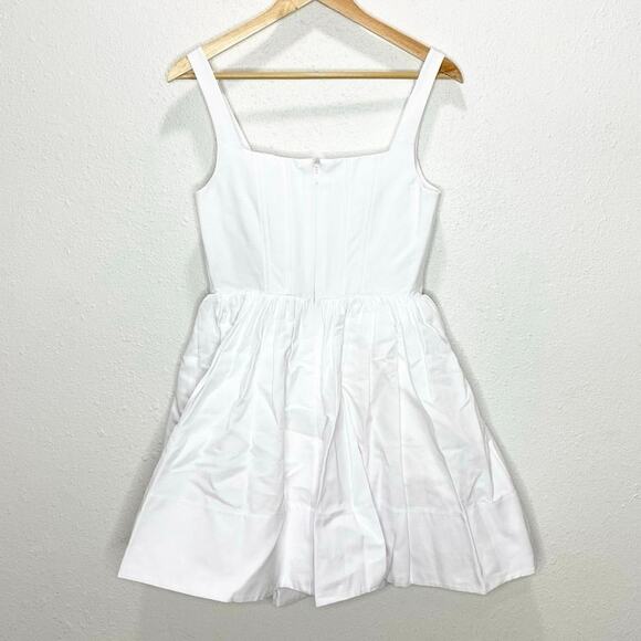 Staud Landscape Mini Dress In White 4 NWT - Picture 4 of 8
